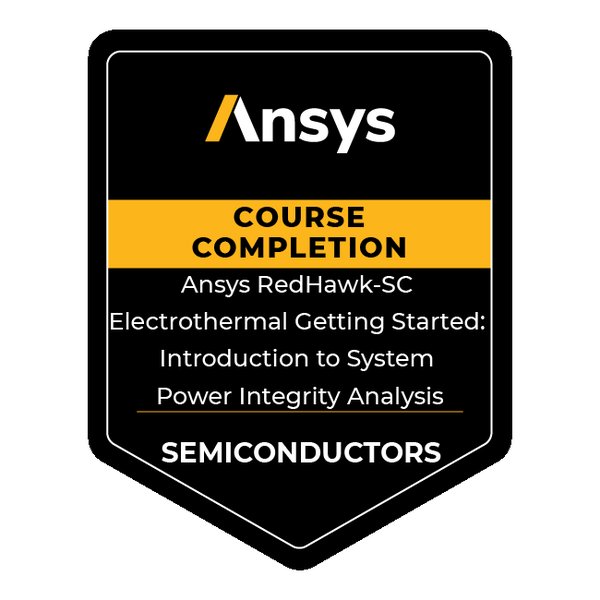 Ansys RedHawk-SC Electrothermal Badge