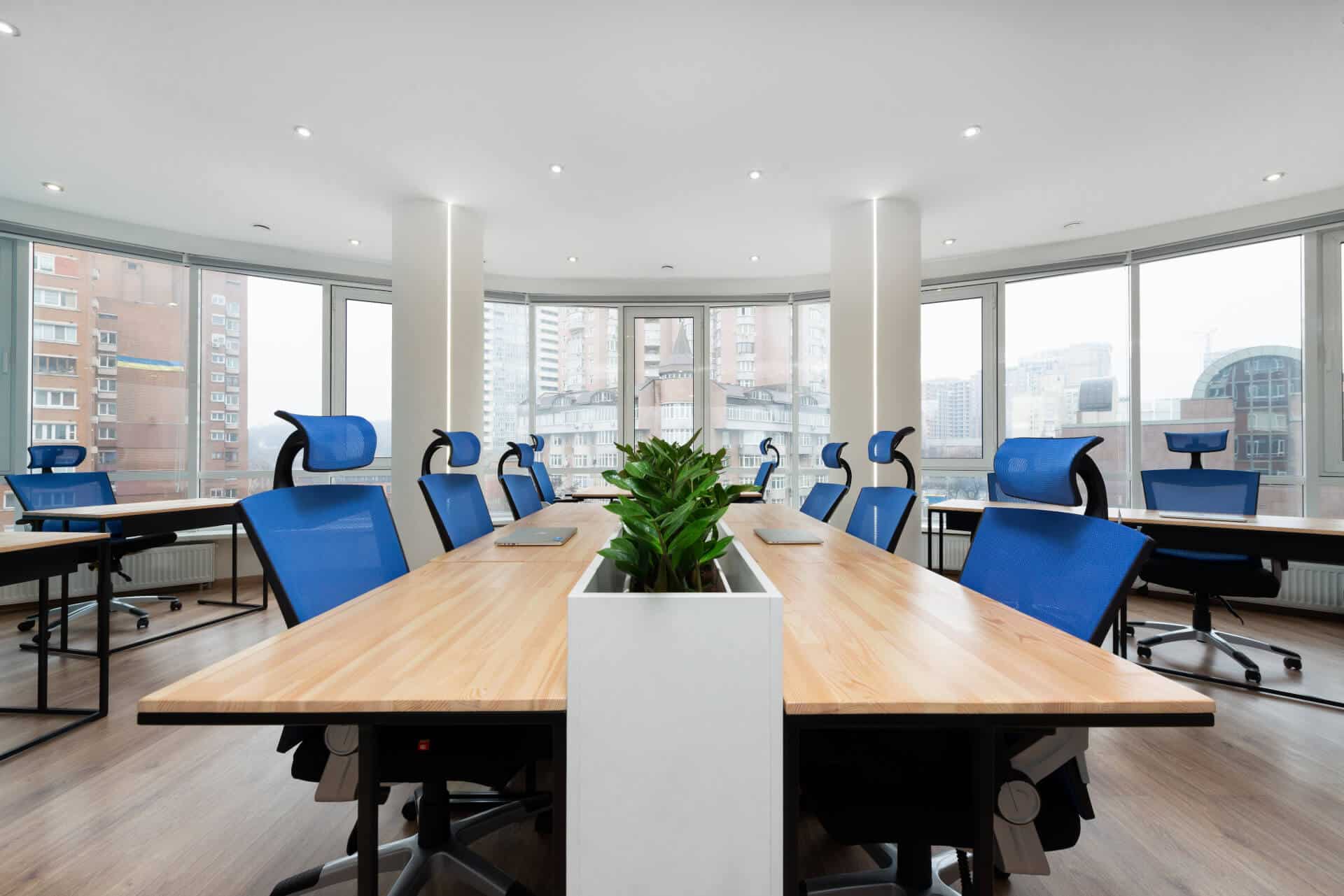 office meeting modern workspace