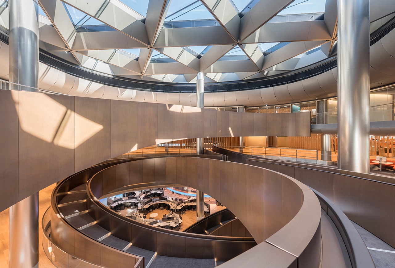 scenic office building and corporate environment