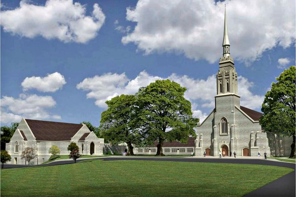 reformed church architecture landscape