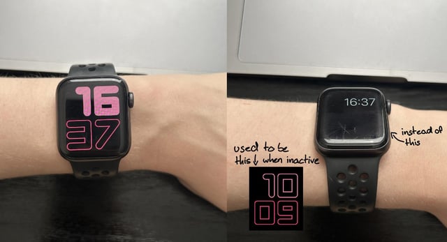 refurbished apple watch digital display