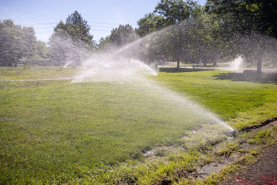 irrigation fields landscape