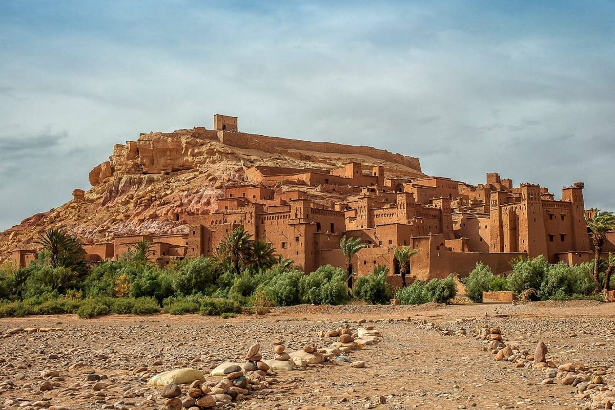 ancient settlements and desert landscapes