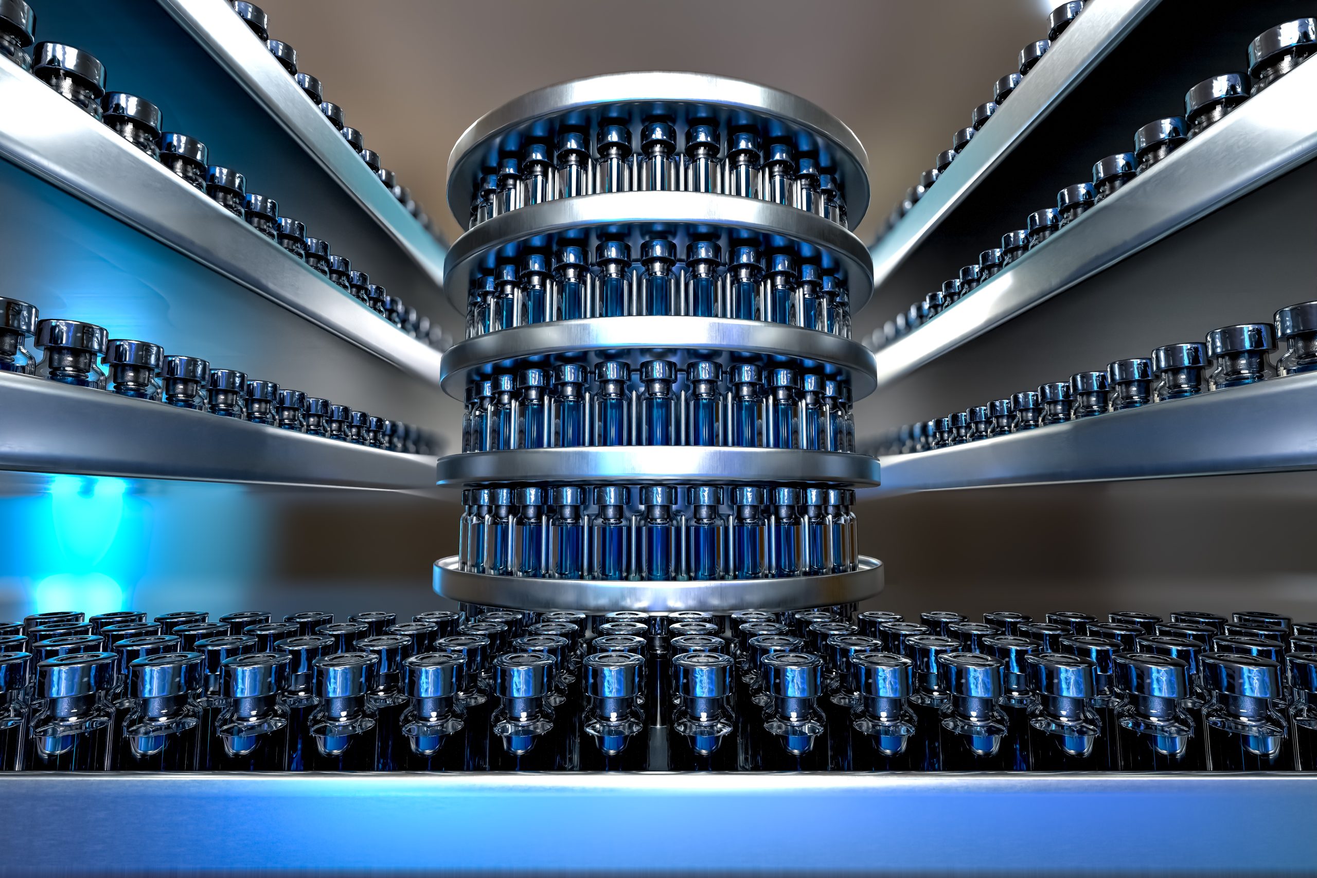 pharmaceutical facility scene