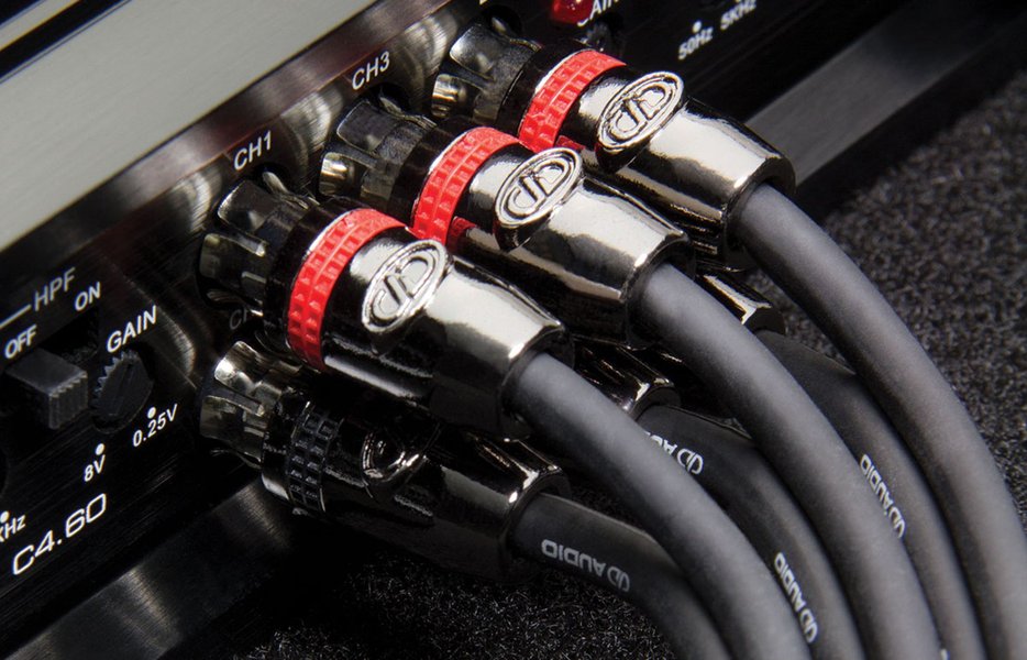 High-quality shielded RCA cable example