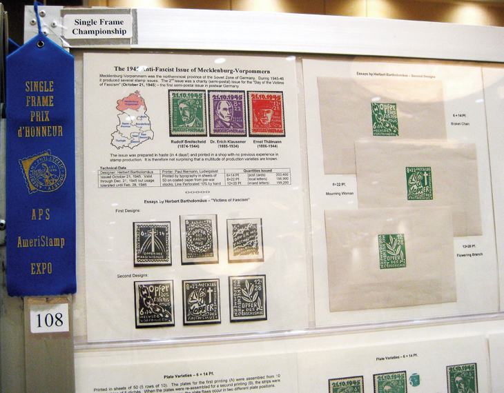 philately stamps display