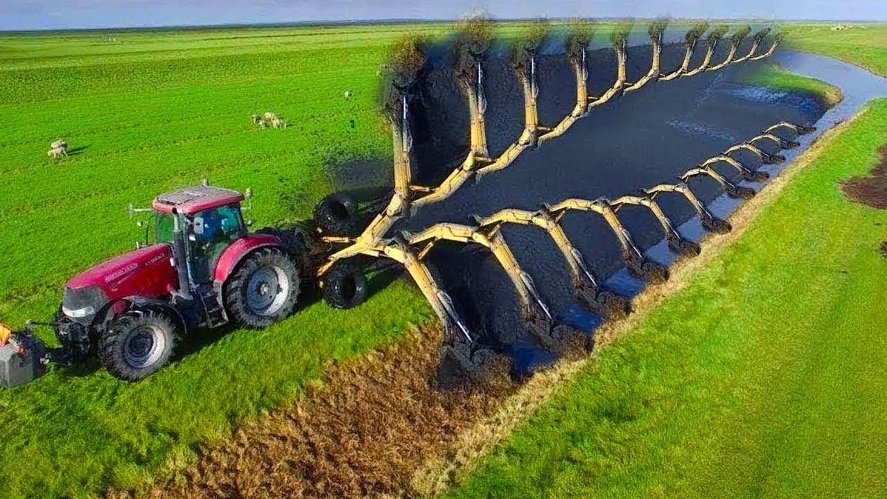 agricultural fields modern farming equipment