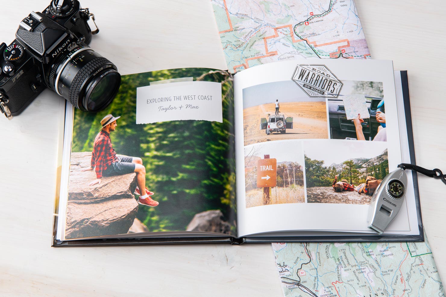 scenic photograph of books and notebooks