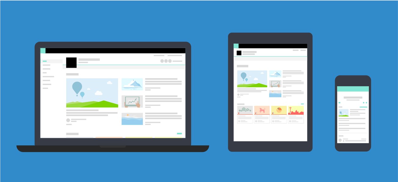 Example of grid content reflow