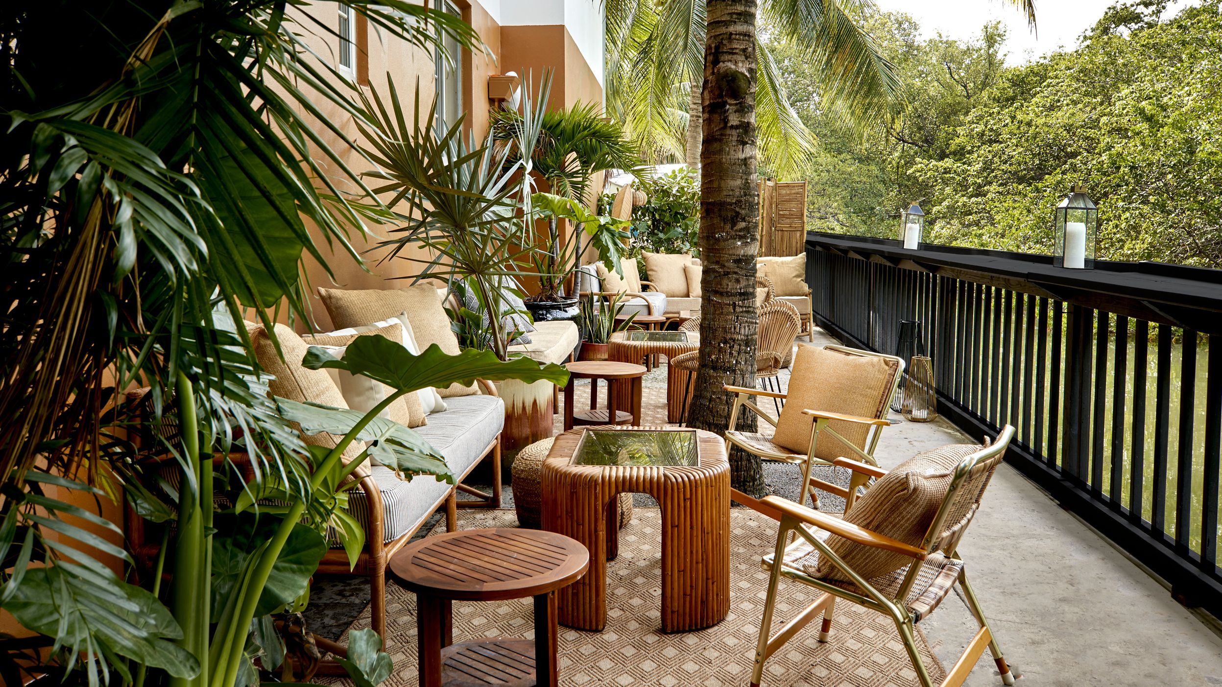 tropical restaurant outdoor seating architecture