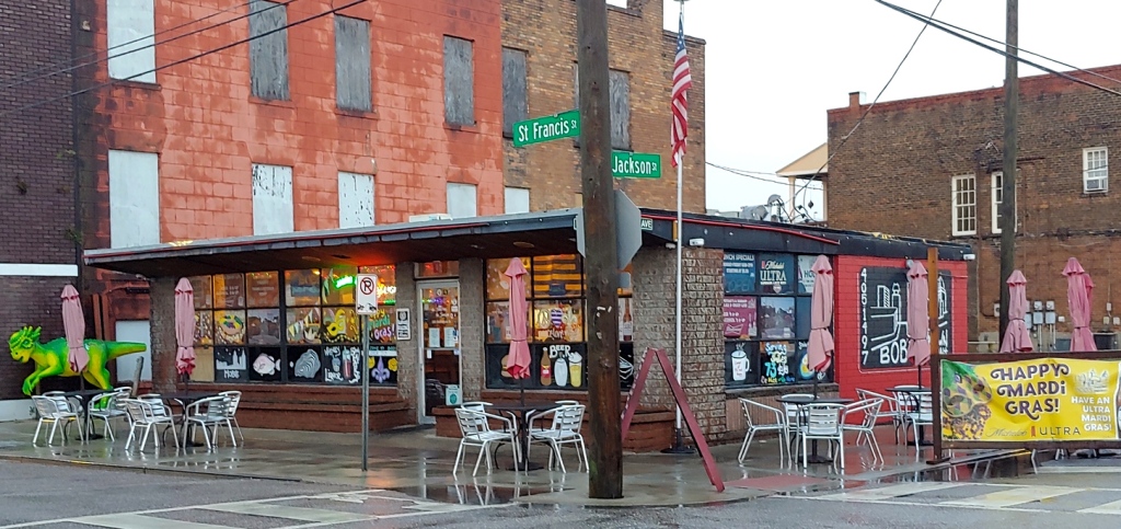 historic restaurant exterior urban dining