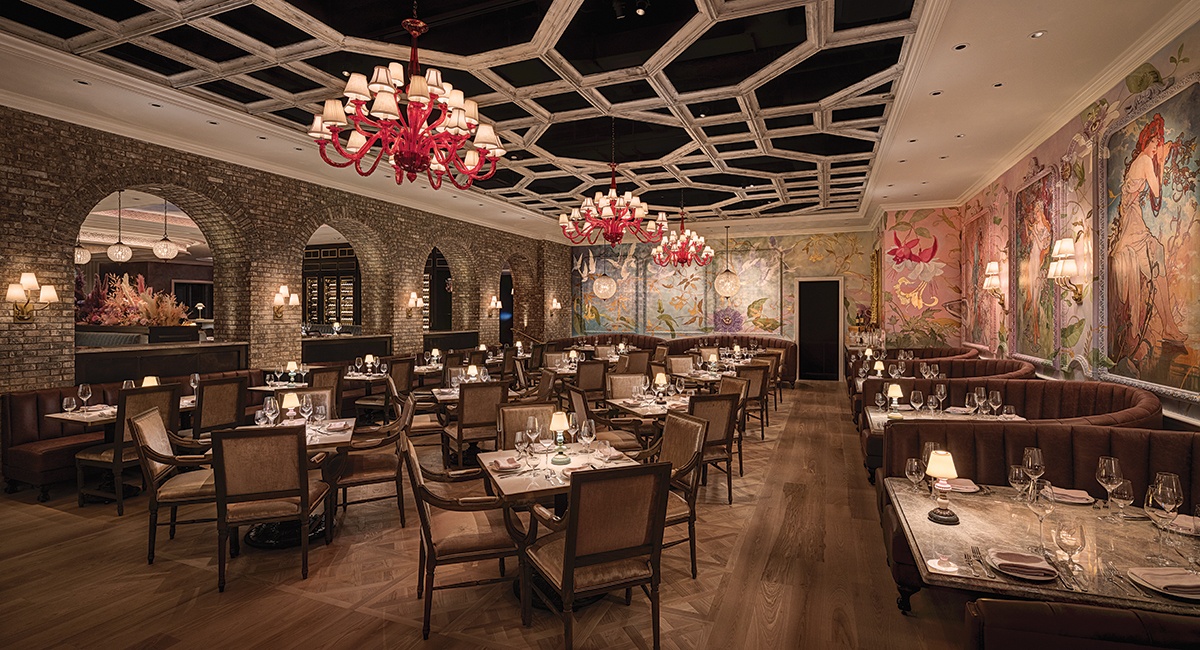 restaurant interior dining scene