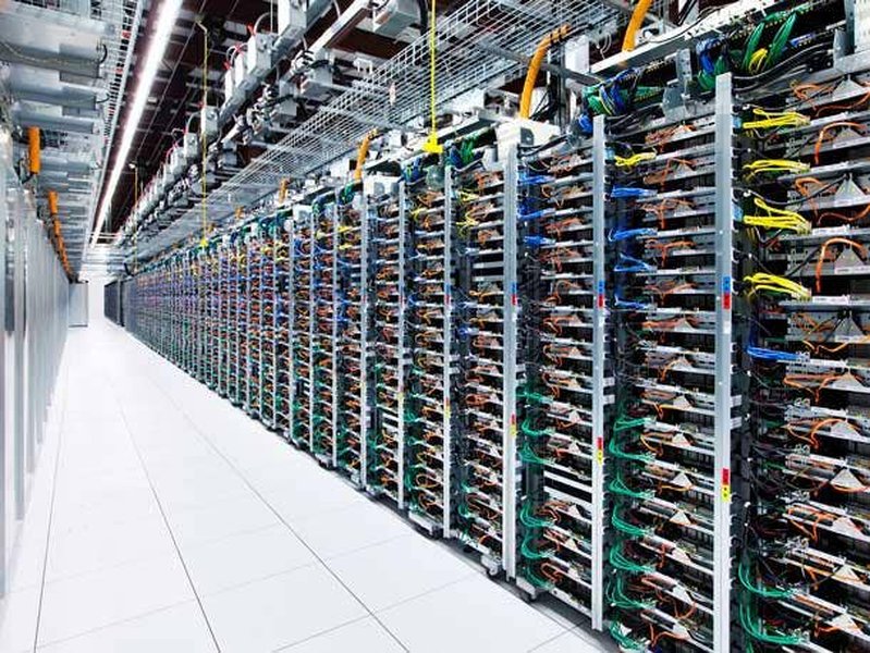 Interior de un Centro de Datos de Google