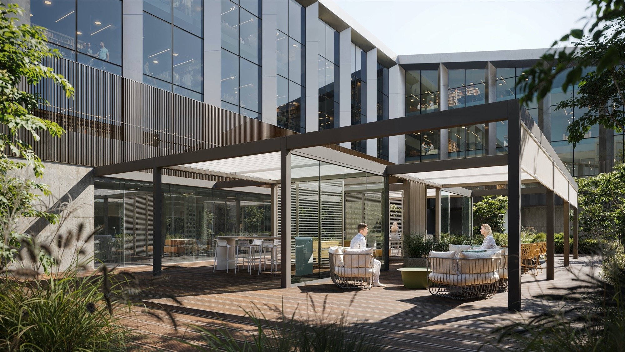 scenic office setting