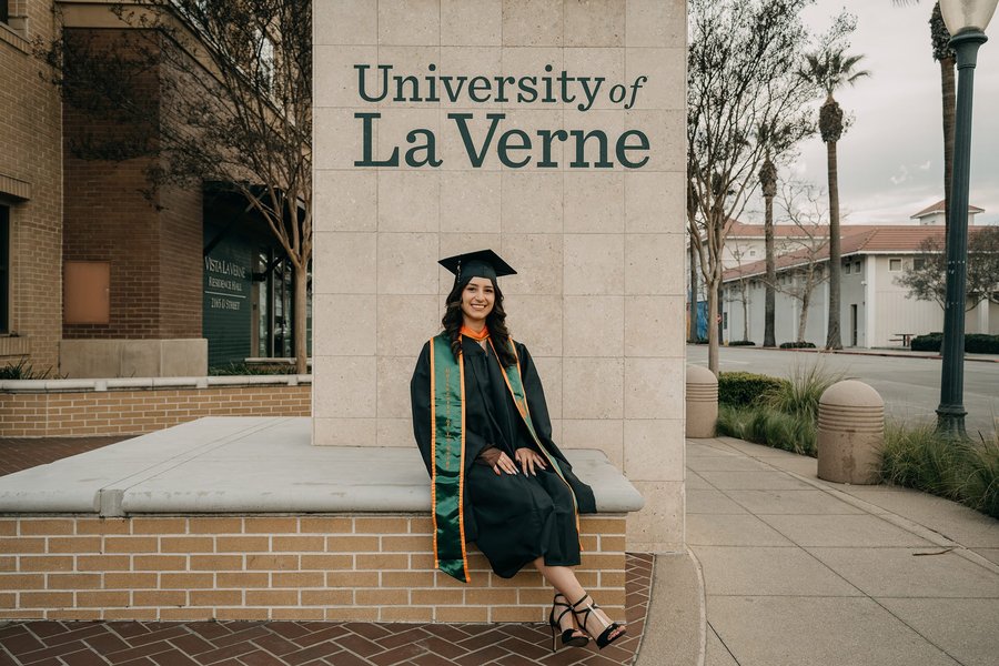 university campus portrait