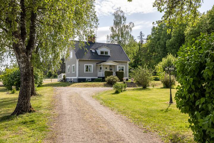 swedish villa in scenic neighborhood