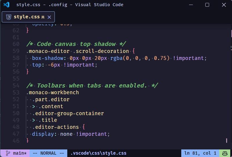 scenic code editor setup