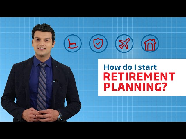 physical scene of retirement planning documents and calculator