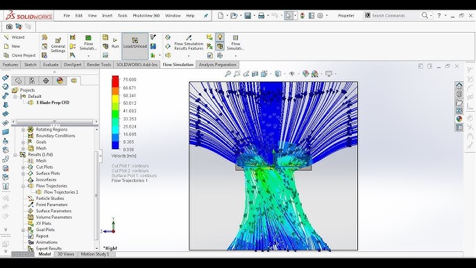 flow simulation mechanical rotor