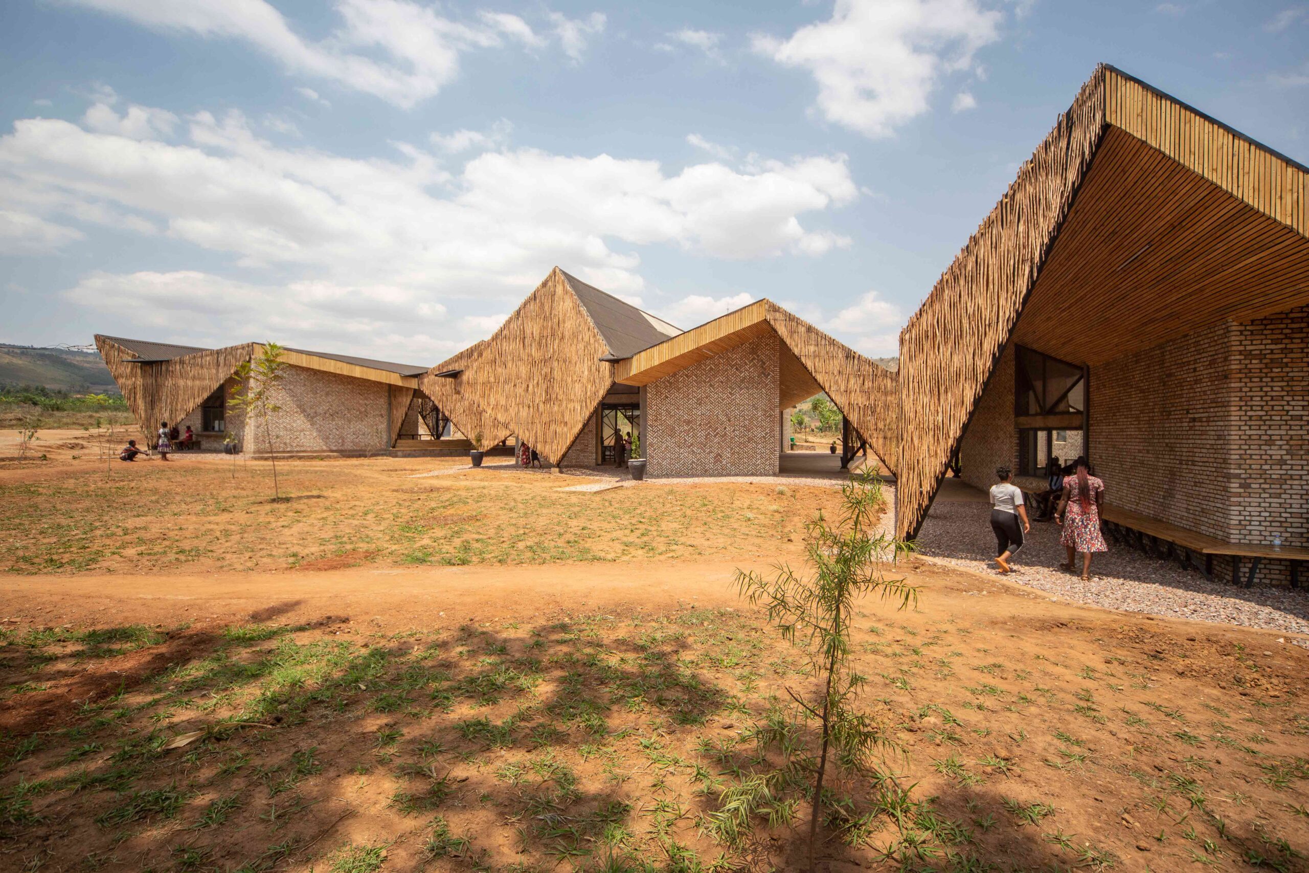 village landscape modern architecture