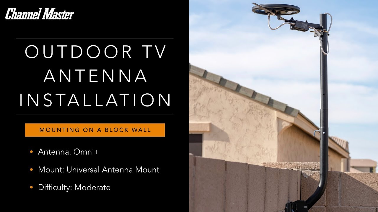 outdoor antenna installation
