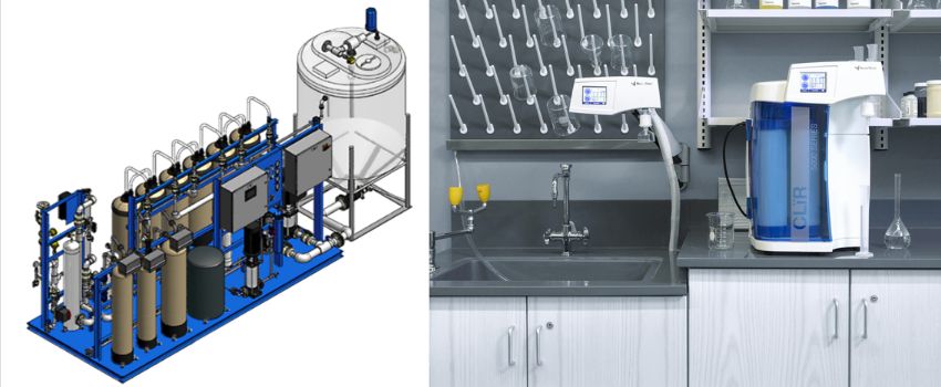 filtered water treatment systems and research lab equipment