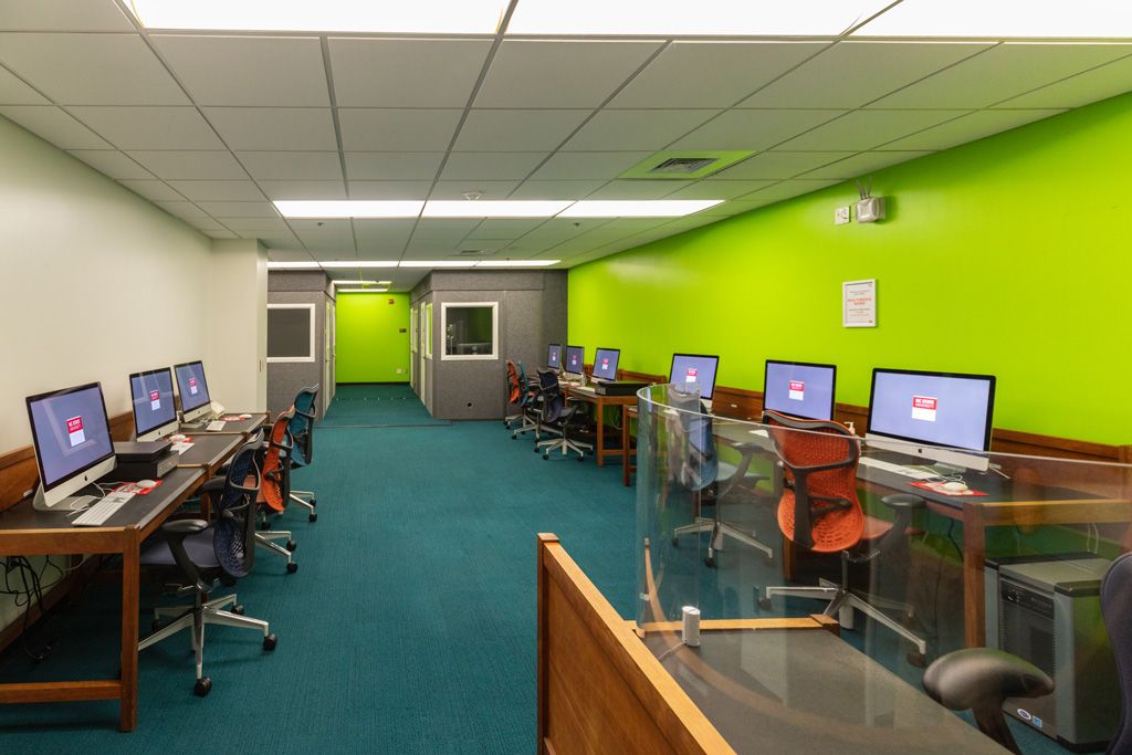 public building, office scenery, digital records management