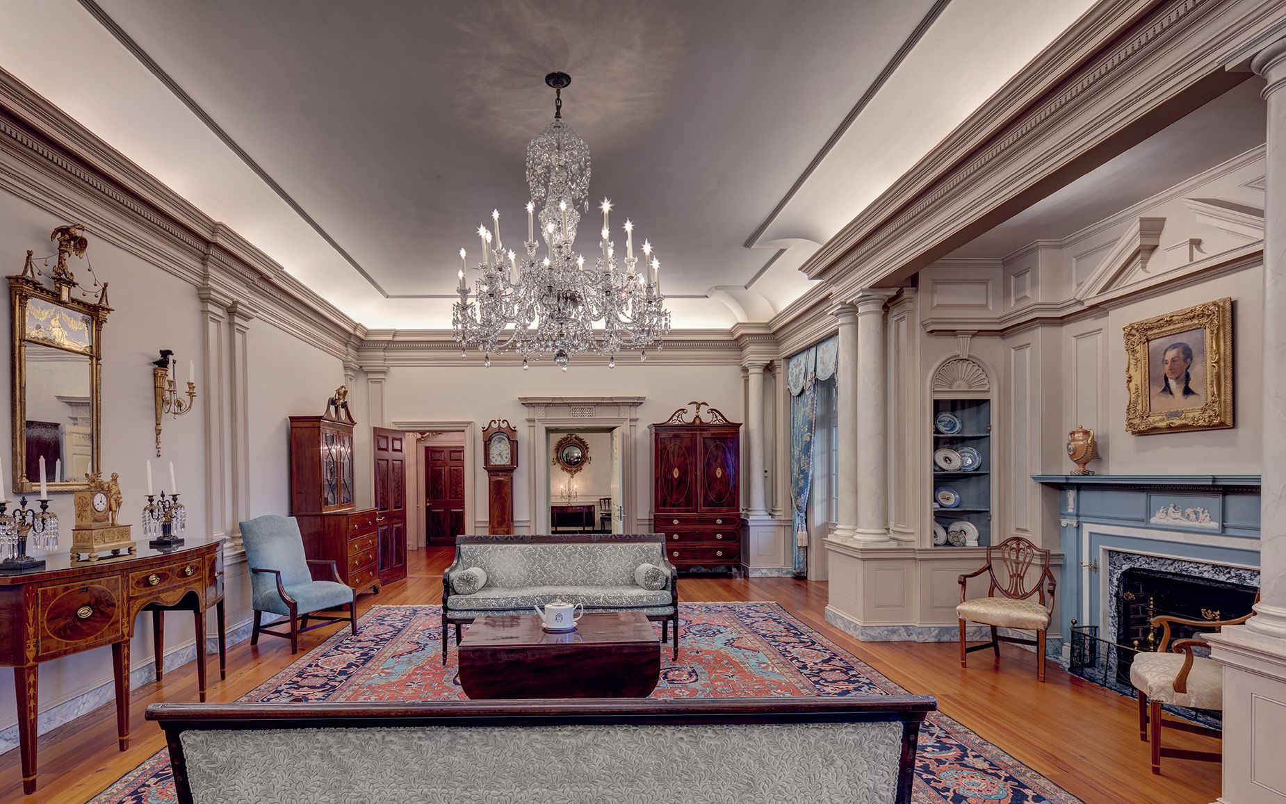 diplomatic meeting room