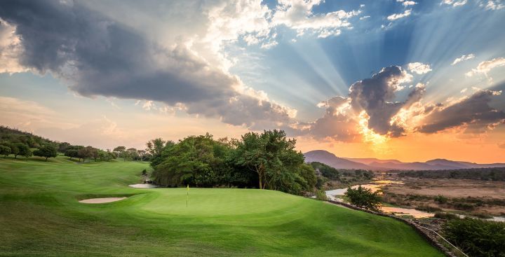 South African golf course landscape