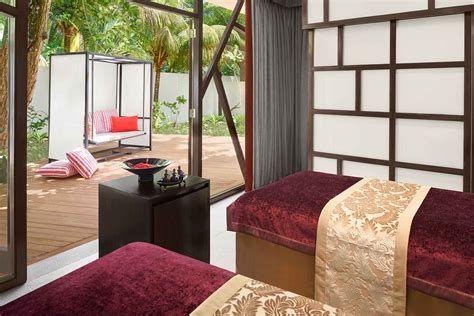relaxed spa setup