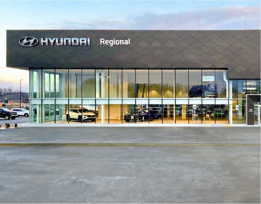hyundai cars showroom