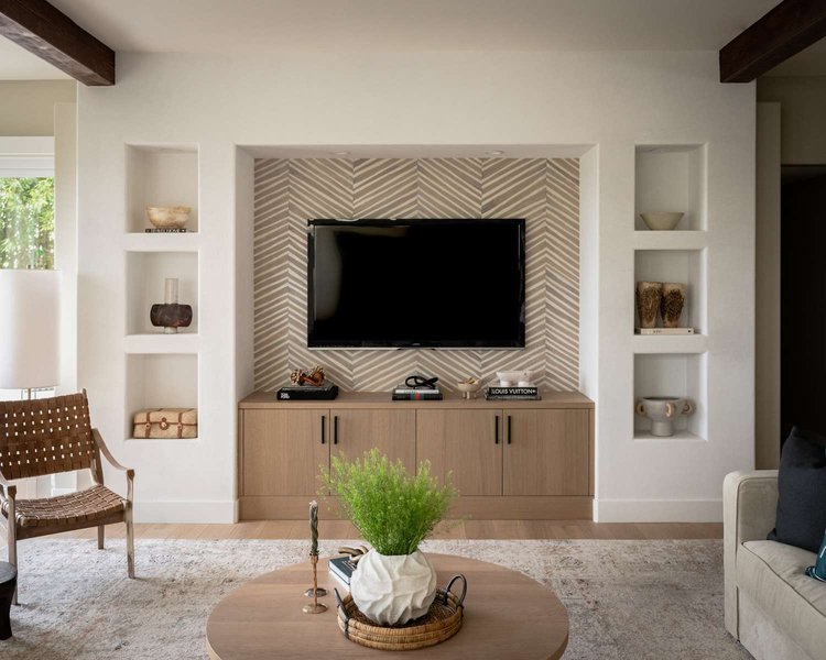 modern tv room