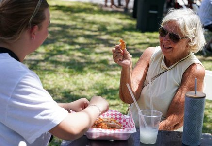 elderly residence seafood festival