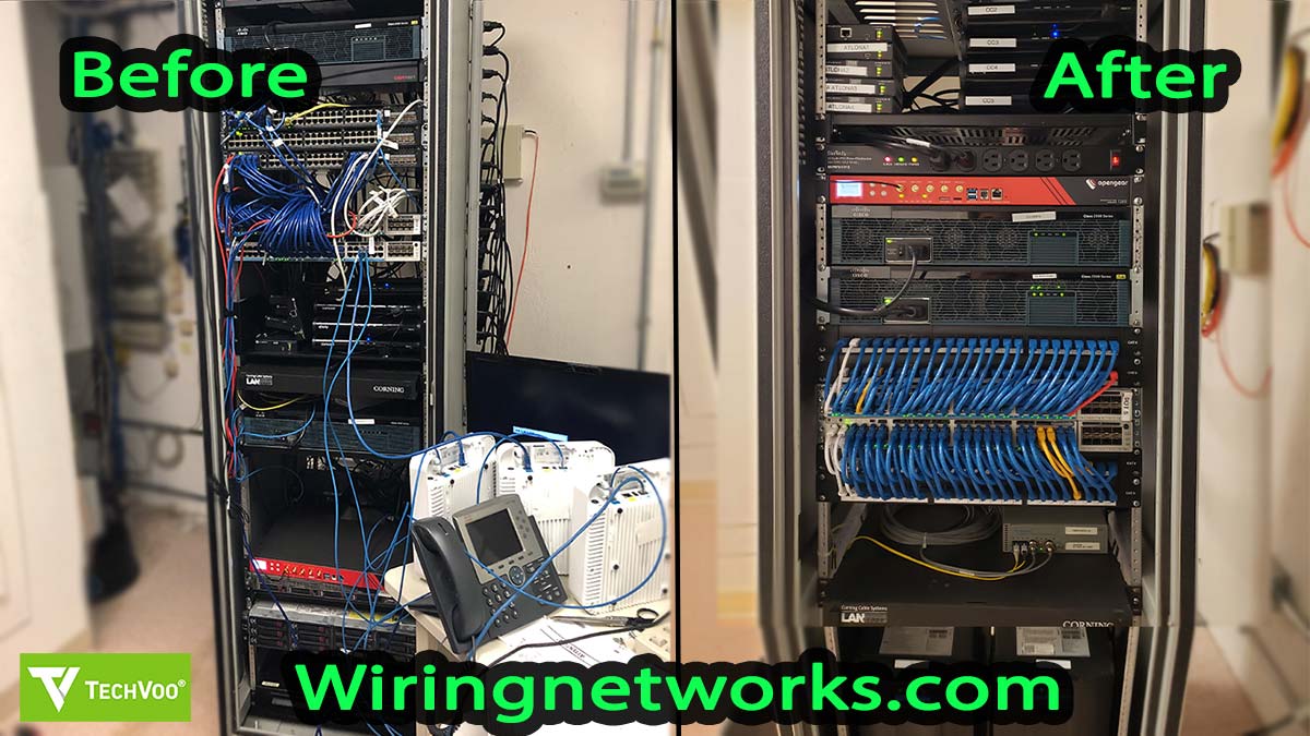 enterprise network server rack