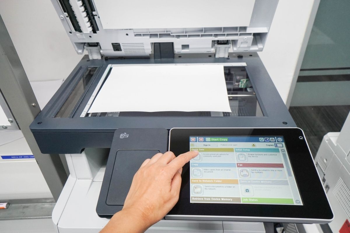 scanning equipment and document processing setup