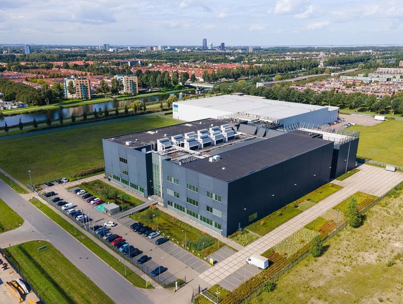 A modern data center facility in the Netherlands