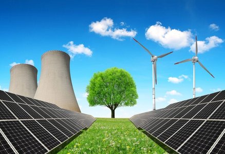 physical climate change protests and renewable energy installations