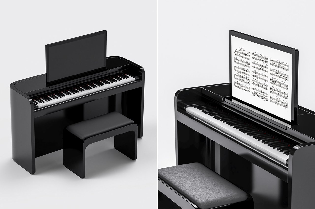 musical instruments and digital screens