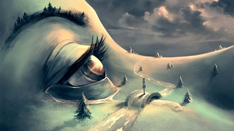 mysterious hidden landscape