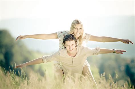 happy couple outdoor