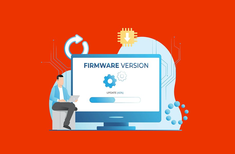 Abstract representation of firmware and software layers