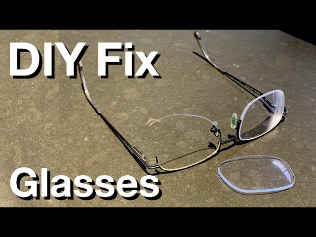 wire frame glasses repair