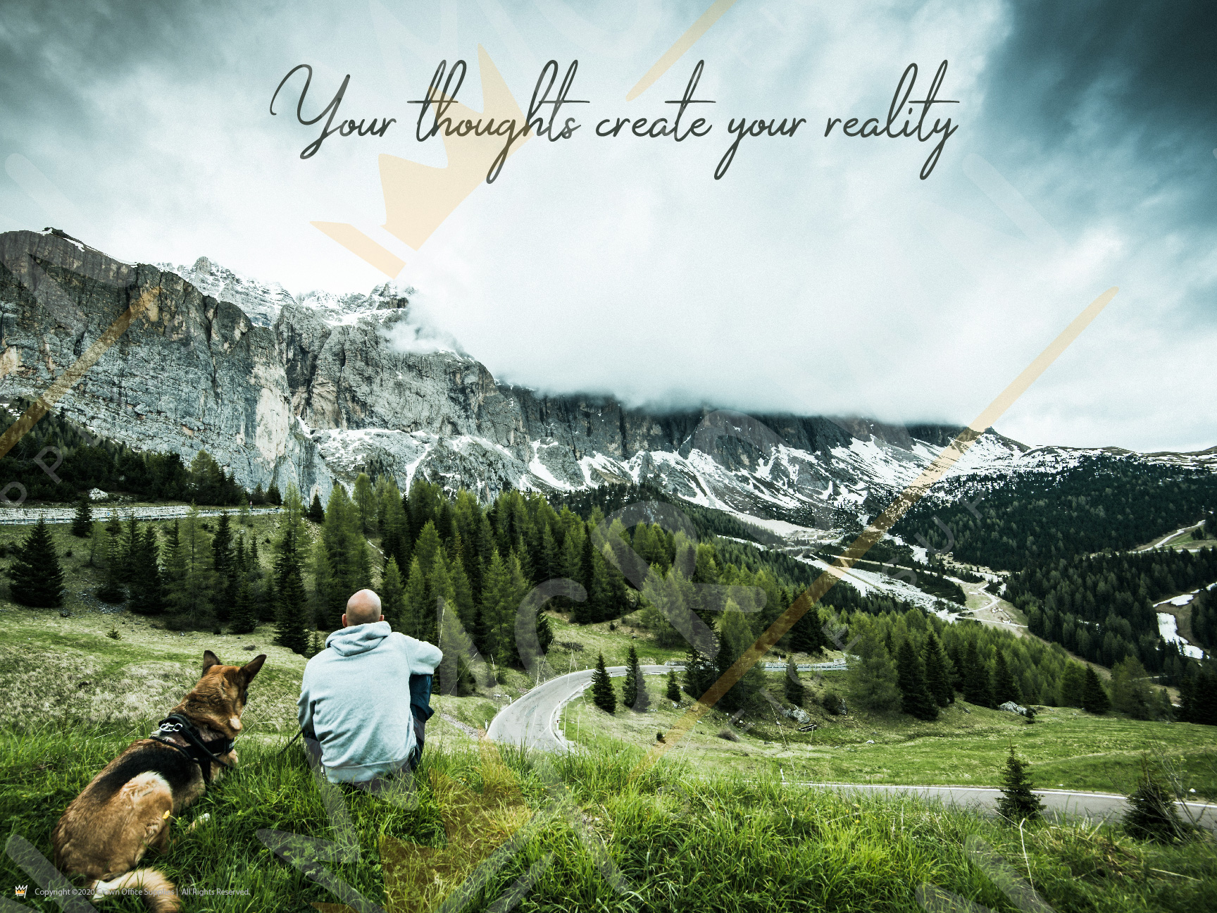 landscape motivational poster
