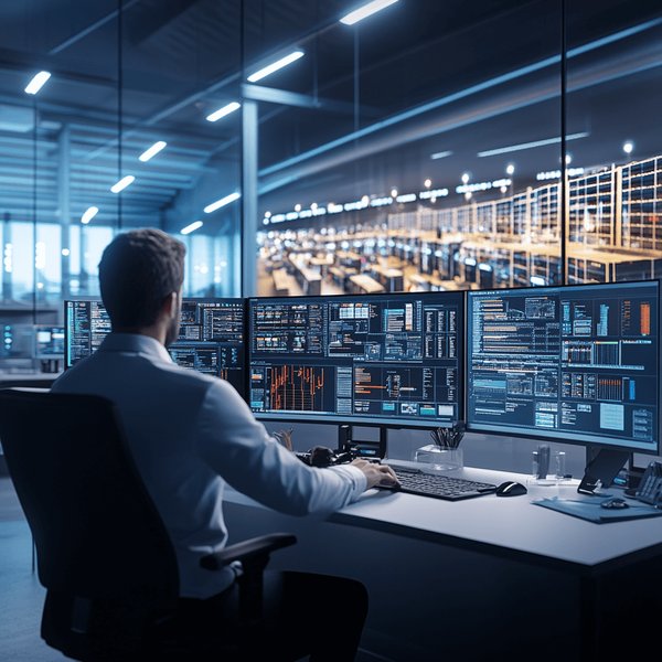 Graphic illustrating remote management capabilities for self-storage