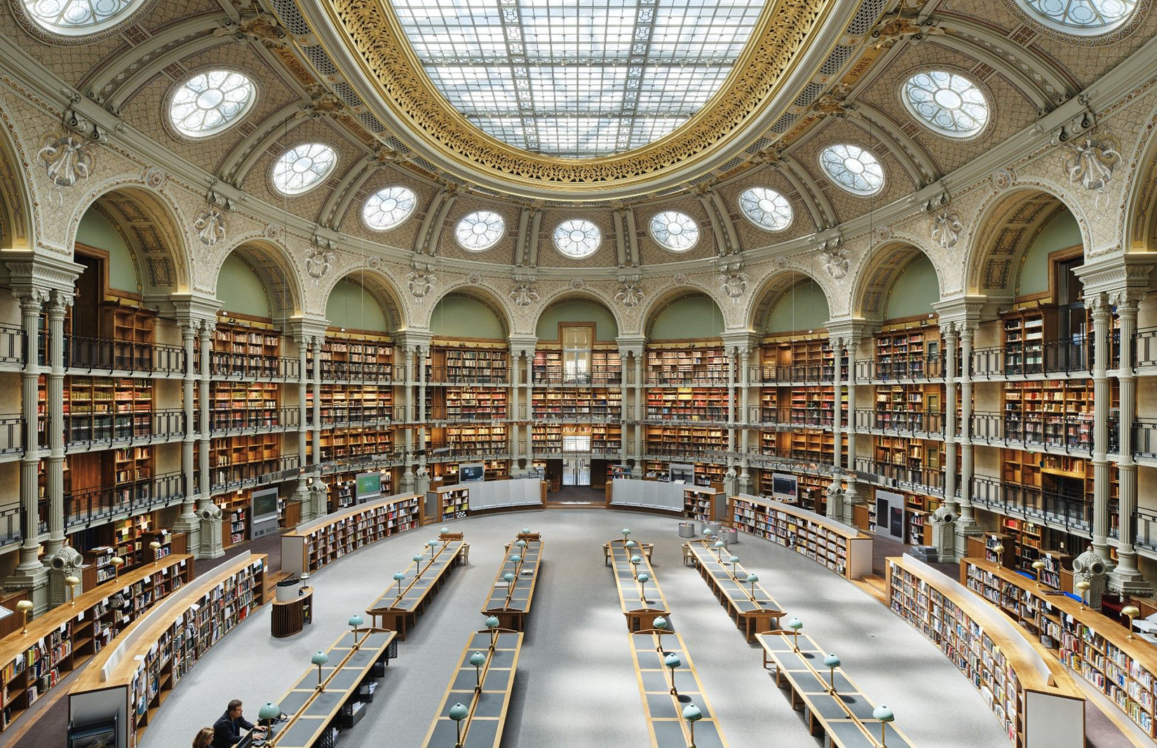 beautiful library interior