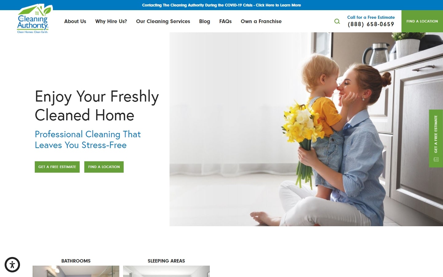 cleaning service website