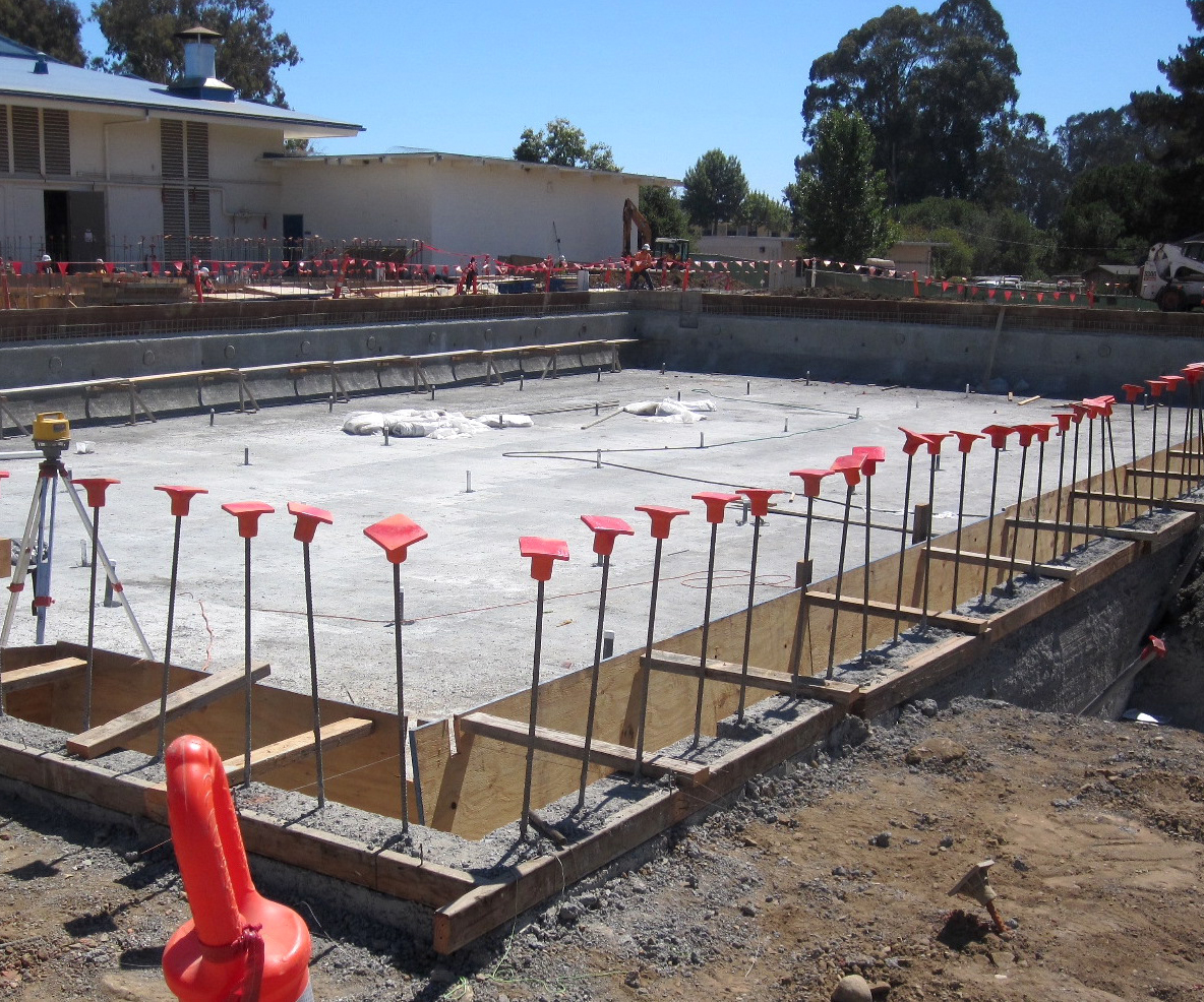 secure pool maintenance facility