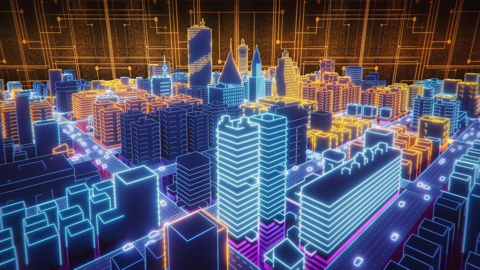 technology and urban cityscape