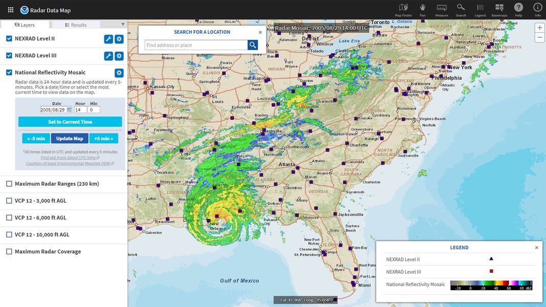 NOAA Radar Map