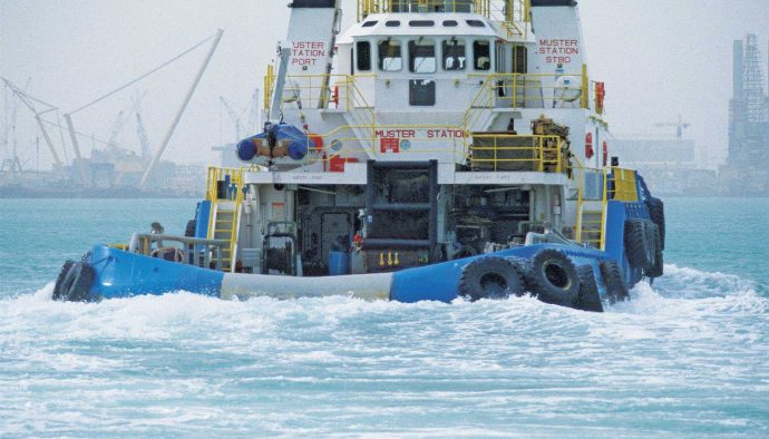 tugboat barge port operation